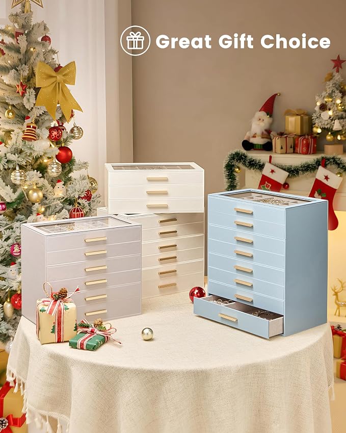 Lolalet Jewelry Box Organizer, 4-Layer Jewelry Organizers and Storage Case - Image 7