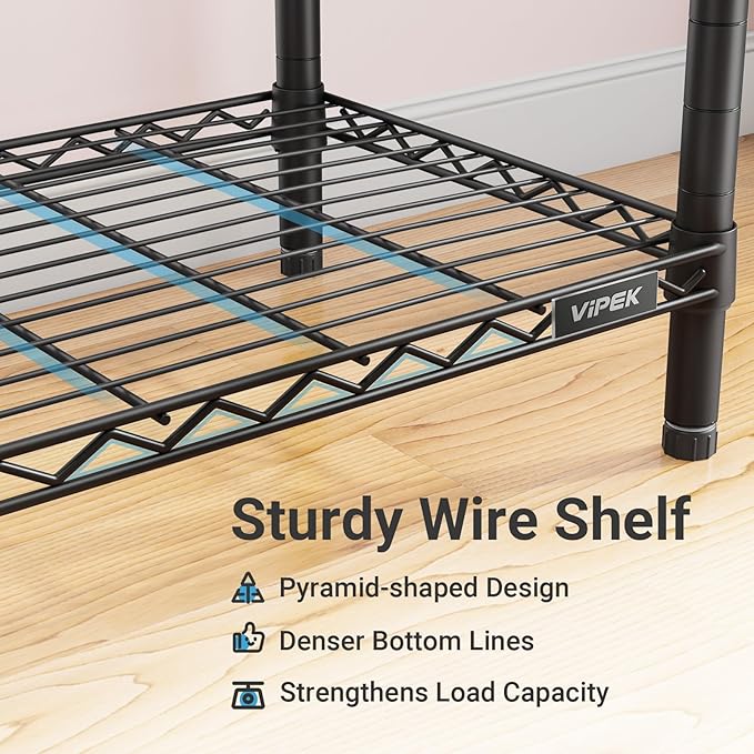 VIPEK S3 Heavy Duty Garment Rack Freestanding Clothes Rack Closet Storage - Image 8