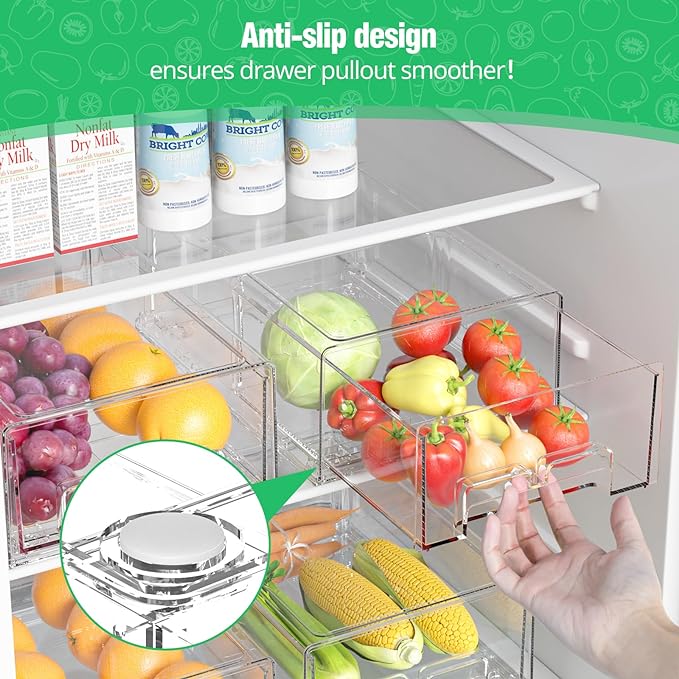 2 Pack Refrigerator Drawers - Image 4