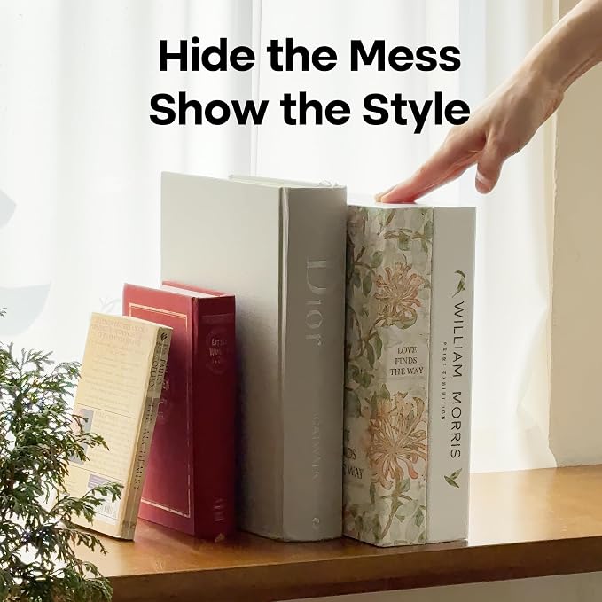 Book Shape Decorative Cable Management Box - Image 4