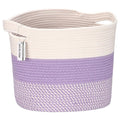 Sea Team Oval Large Cotton Rope Woven Storage Basket by SeaTeam
