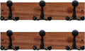 SKOLOO 17-Inch Wood Coat Rack Wall Mount by SKOLOO
