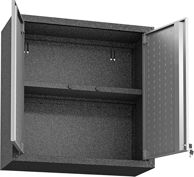 Manhattan Comfort Dual Fortress Floating Garage Storage Cabinet - Image 6