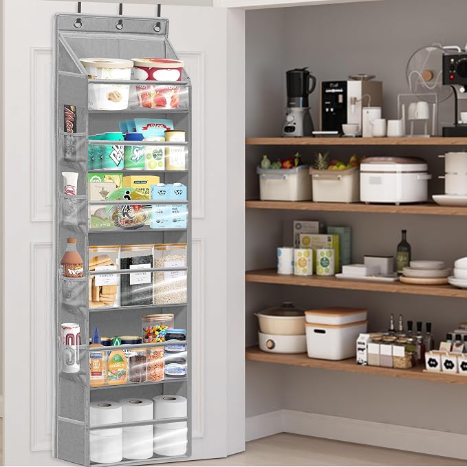 Over Door Organizer with 6 Extra Large Pockets 12 Side Pockets, Sturdy Closet - Image 7