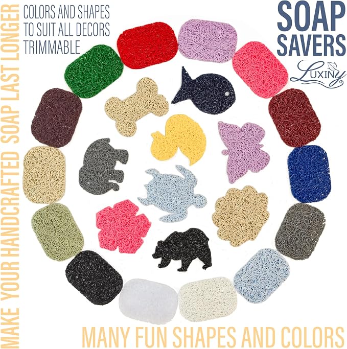 Soap Savers for Bar Soap, American Made by Luxiny, Lifts Soap in Soap Dishes & - Image 5