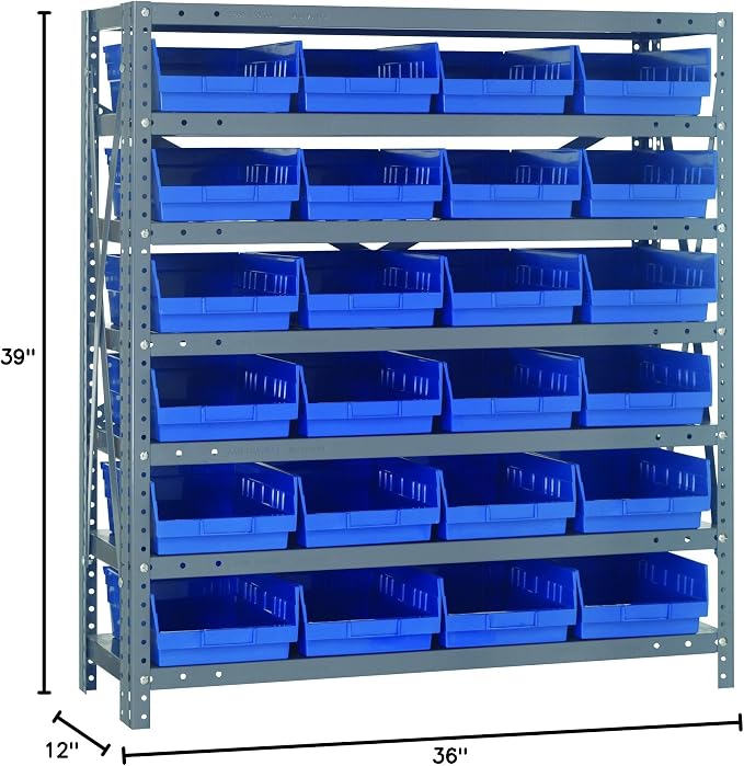 Quantum Storage Systems 1239-107BL Steel Shelving Unit - Image 2