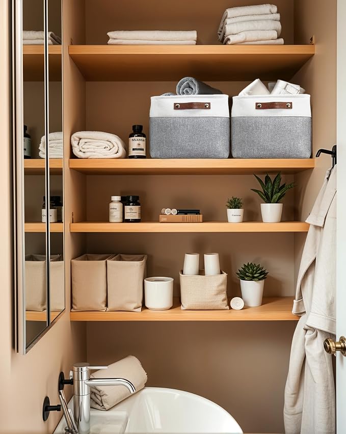 DECOMOMO Storage Baskets for Shelves - Image 8
