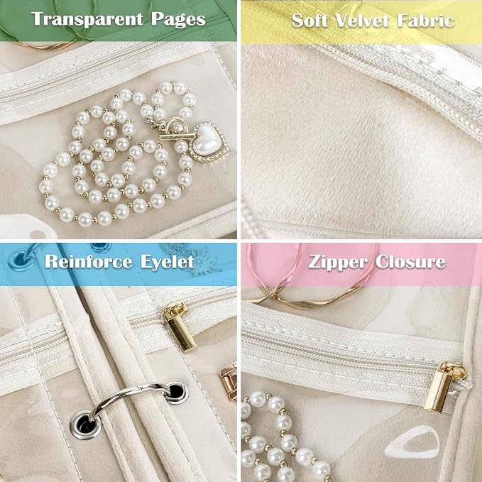 Travel Jewelry Organizer Case, Small Jewelry Bags - Image 4