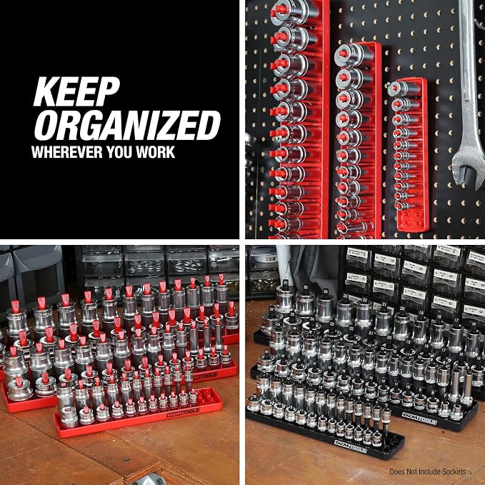 OEMTOOLS 22234 Socket Organizer, 6 Piece Socket Organizers, SAE and Metric - Image 8