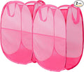 Foldable Mesh Popup Laundry Hamper, Laundry Basket Easy to Open and Fold by Unknown