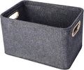 Collapsible Storage Bins Foldable Felt Fabric Storage Basket Organizer Boxes by Unknown