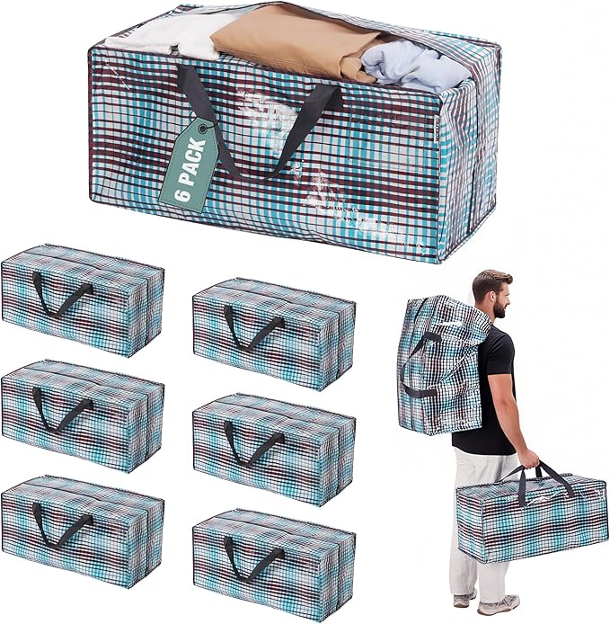 WORKPRO 6 Pack Extra Large Moving Bags by WORKPRO