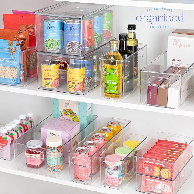 primebox Plastic Food Storage 2 Pack Clear Container Bin - Image 7