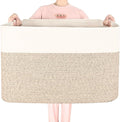 MINTWOOD Design 112L Extra Large Blanket Basket Holder Living Room, Pool Towels by MINTWOODDesign