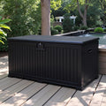 230 Gallon Outdoor Storage Box Waterproof, Extra Large Plastic Outside Deck Box by FammyLoft
