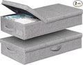 punemi Under Bed Storage With Lids, 2 Pack Large Underbed Storage Containers by Punemi