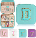 Parima Initial Jewelry Box for Women Girls, Jewelry Travel Case | Chenille by PARIMA
