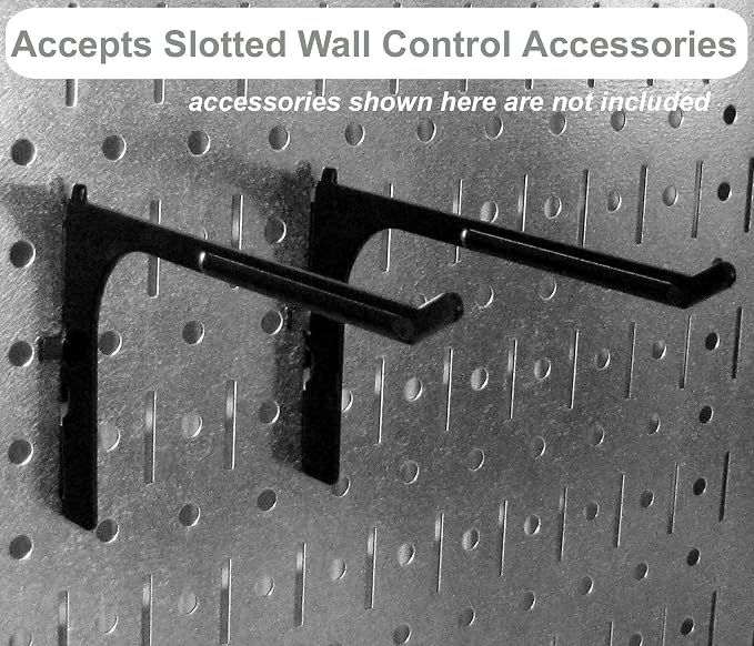 Wall Control Pegboard Organizer 4 ft. Metal Standard Tool Storage Kit - Image 7