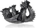 True 10143 Polyresin Dragon Wine Bottle Holder Decorative, Single Wine Bottle by True