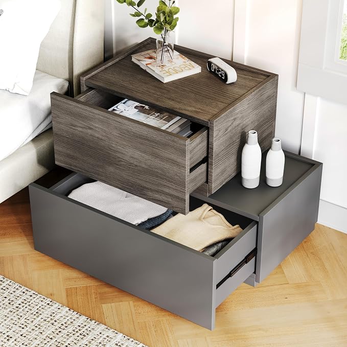 Modular Stackable Drawers, Modern Nightstand Modular Storage Bins - Image 6