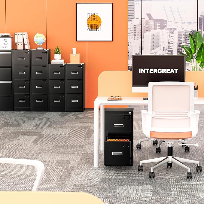 INTERGREAT 4 Drawers File Cabinet - Image 2