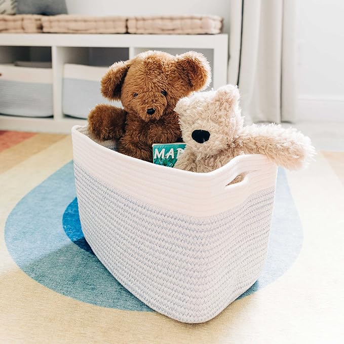 OrganiHaus Set of 3 Woven Storage Baskets - Image 5