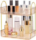 2 Tier Bathroom Organizer Countertop Makeup Perfume Tray Skincare Organizer by AKINBAS