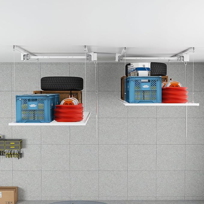 3x6FT Overhead Garage Storage Rack - Image 3