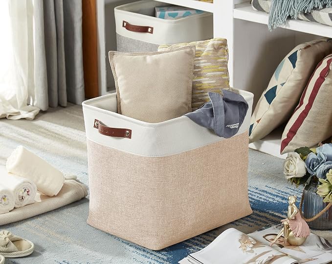 DECOMOMO Extra Large Storage Baskets, 54.5L Fabric Storage Bins - Image 2