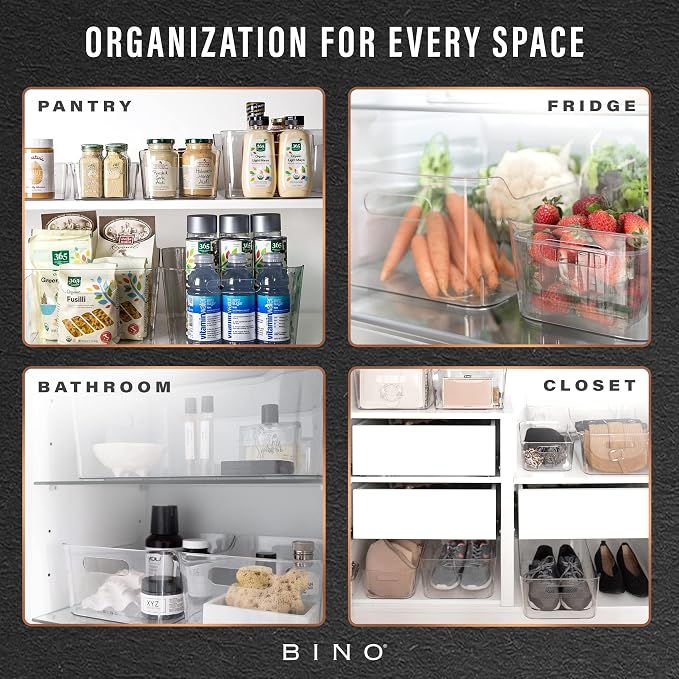 BINO | Plastic Organizer Bins, X-Small - Image 5