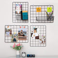 ODOXIA 4-Pack Wire Wall Grid Panel | Photo Grid Wall Decor | Metal Board by Odoxia