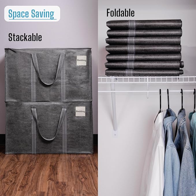 VENO 6 Pack Moving Bags and Large Christmas Storage Bins - Image 6