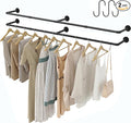 Industrial Pipe Clothes Rack by Crehomfy