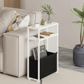 Narrow Side Table, Slim End Tables by Leomonio