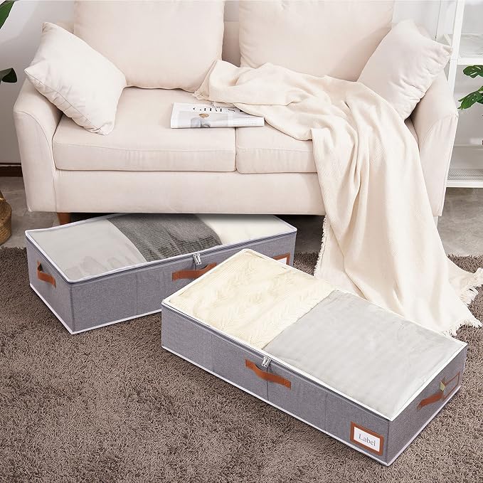Yawinhe Under Bed Storage Containers, 4 Pack, Bin - Image 3
