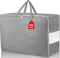 105L Extra Large Storage Bags, Folding Moving Comforter Blanket Storage Bags by Besslly