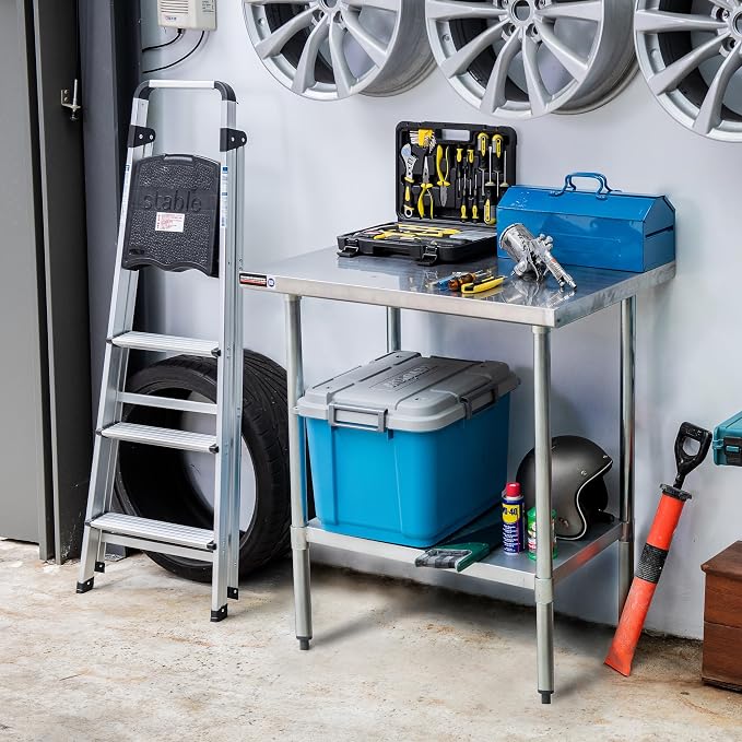 DuraSteel 30x36 Stainless Steel Work Table - Image 7