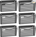 Wall File Organizer, Mesh Hanging File Organizer, Home Office Organization and by BOHDK