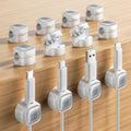 12 Pack Magnetic Cable Clips – Cord Organizer & Holder, Toocki Adhesive Cable by toocki