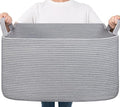 Goodpick Large Toy Basket for Blankets, Baby Laundry Basket, Storage Baskets by Goodpick
