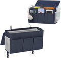 Dual-purpose Bedside Caddy Bedside Organizer, Bed Caddy by Edudif