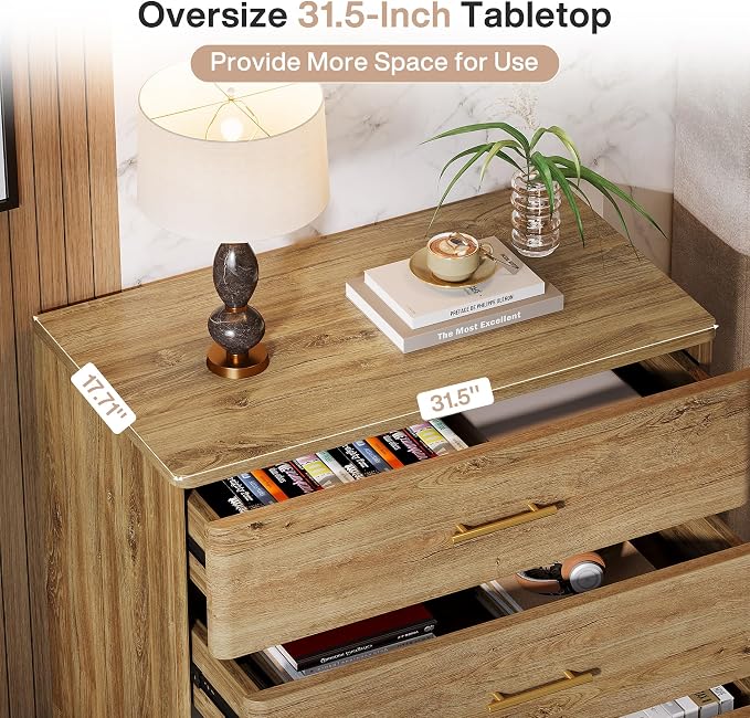 Tribesigns Oversized Nightstand - Image 4