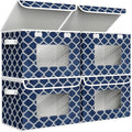 Univivi Fabric Foldable Storage Boxes Large Collapsible Stackable Storage Bins by Univivi