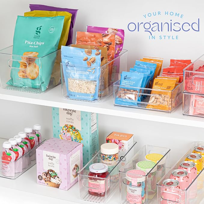 primebox Plastic Food Storage 2 Pack Clear Container Bin - Image 7