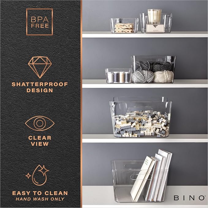 BINO | Plastic Organizer Bins, X-Small - Image 7