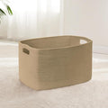 45L Small Wicker Laundry Basket by SunNewt
