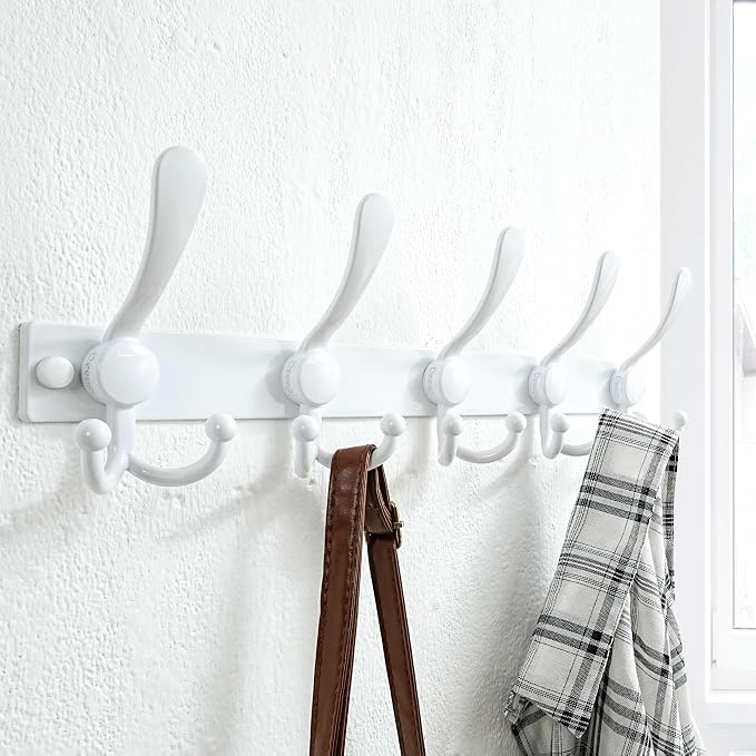 Dseap Coat Rack Wall Mount 2.0 Pro: Heavy Duty 300% Thicker, Stainless Steel - Image 5