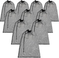 TecUnite 10 Pcs Mesh Bags Drawstring Laundry Bags Large Nylon Mesh Gift by TecUnite