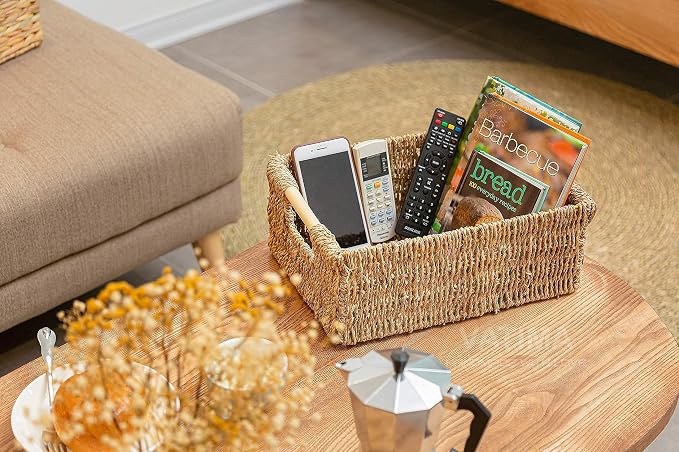 Natural Seagrass Storage Basket - Image 9