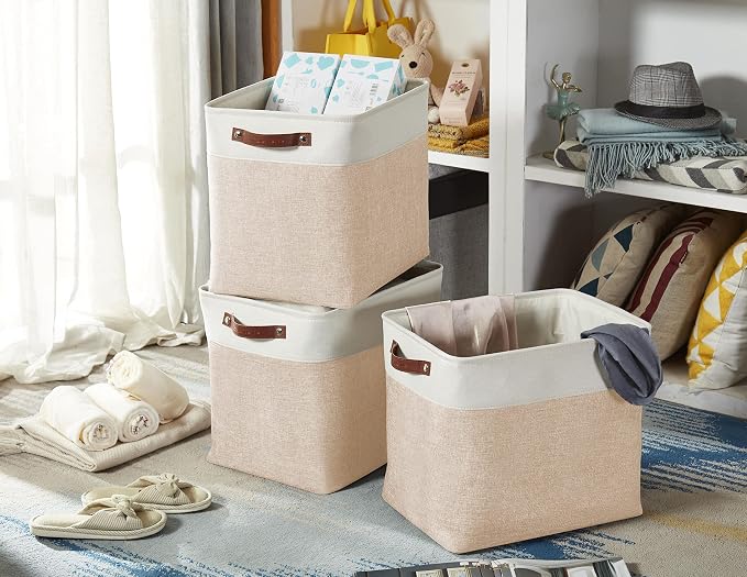 DECOMOMO Extra Large Storage Baskets, 54.5L Fabric Storage Bins - Image 6